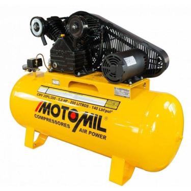 Imagem de Compressor Air Power Trifásico 220-380v 200l Cmv-20pl-200 Motomil