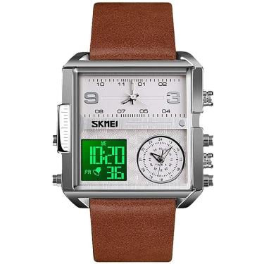 Imagem de Relógio esportivo SKMEI de rosto grande, analógico, quartzo, impermeável