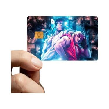 Imagem de Filme Adesivo De Poker Street Fighter À Prova d'Água Para Cartões De C