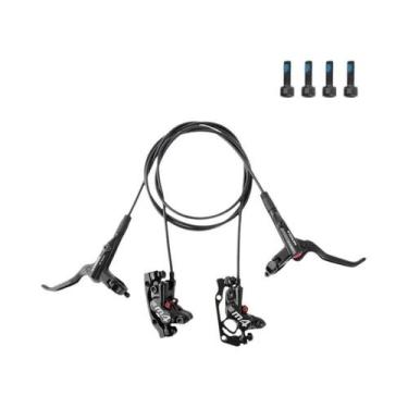 Imagem de Pinça De Freio Hidráulico Para Bicicleta, 4 Pistões, Meroca Mtb 800mm 