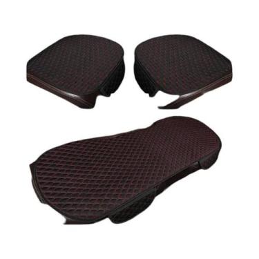 Imagem de Conjunto Universal De 3 Peças De Capas De Assento De Carro Em Algodão 
