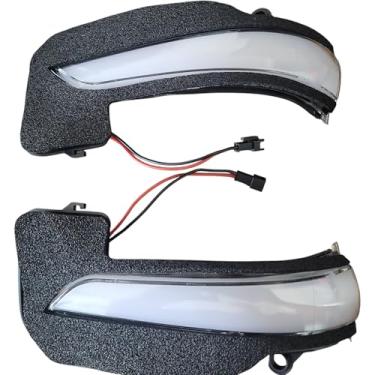 Imagem de Pisca Retrovisor LED Dinâmico para a Toyota Hilux SW4 RAV4 – Plug and Play | Lente Branca com LED Âmbar | Par Completo