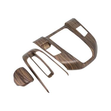 Imagem de TUCKBOLD Capa de acabamento do painel de mudança de marchas de controle central para Honda CR-V 2017-2022 adesivo antiarranhões com cor de grão de madeira pêssego acabamento de meio pacote