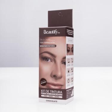 Imagem de Lançamento Kit Tintura para Sobrancelha e Cílios 10ml com Oxidante Beautify (Chocolate)