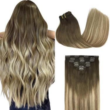 Imagem de Extensões de cabelo GOO GOO Real Human Hair 22 polegadas 120 g 7 unida