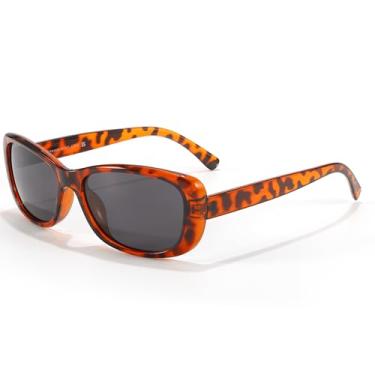 Imagem de Chicid Óculos de sol noturnos para dirigir, mulheres, homens, antirreflexo, ajuste sobre lentes polarizadas, V06 Tartaruga/Cinza, M