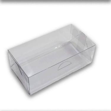 Imagem de 10 Caixa Para 8 Brigadeiros Com Berço, Transparente, Acetato