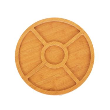 Imagem de Petisqueira Gamela Redonda Bambu 25Cm