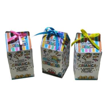 Imagem de 40 Caixinhas Milk Lembrancinha Dia Das Crianças Presente