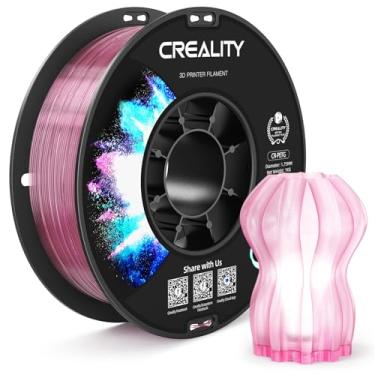 Imagem de CREALITY Filamento PETG Filamento de impressora 3D de 1,75 mm, carretel enrolado perfeitamente de 1 kg, precisão dimensional ± 0,03 mm, adequado para Ender, Bambu Lab, impressoras ELEGOO FDM, rosa