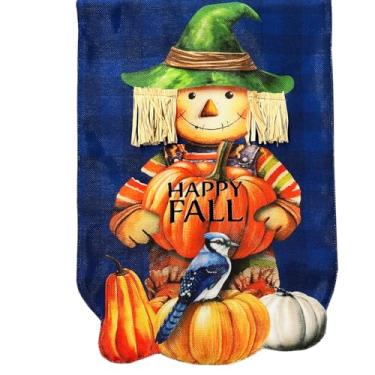 Imagem de Briarwood Lane Bandeira de jardim de serapilheira Happy Fall