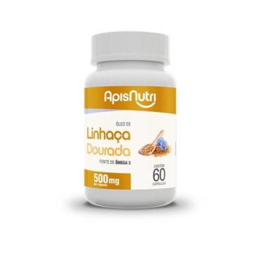 Imagem de Óleo De Linhaça 500mg (ômega 3 e 6) 60 Cáps Apisnutri - SV