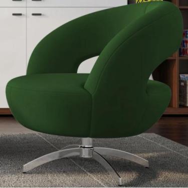 Imagem de Poltrona Giostra Base Giratória em Alumínio - Élpis Móveis - Molufan, 