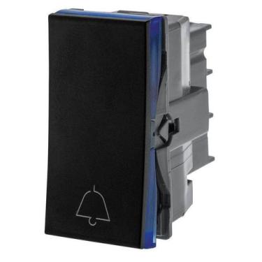 Imagem de Interruptor De Campainha Pulsador Preto Pial Plus+ Legrand