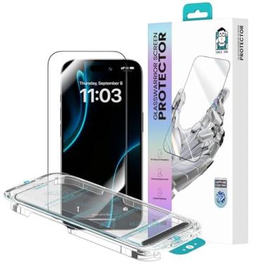 Imagem de BENKS Película protetora de tela GlassWarrior Sapphire para iPhone 17 Pro Max de 6,9 polegadas, vidro temperado curvado 3D, claridade Ultra HD, antiimpressões digitais, resistente a arranhões e