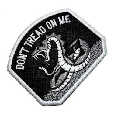 Imagem de M0149T 02 Não Pise Em Mim Patch Bordado Termoadesivo Costura - BR44