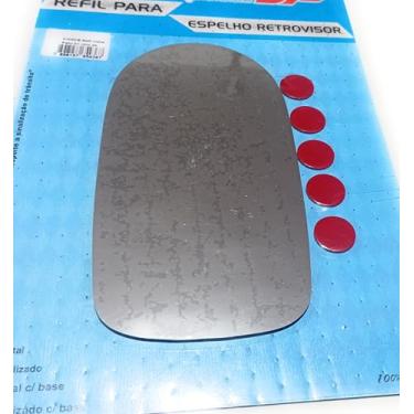 Imagem de Lente Vidro Espelho Metalizado Retrovisor Palio-Siena-Weekend-Strada 2001 A 2010 Sem Base