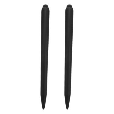 Imagem de Abaodam 2 canetas Stylus pretas: canetas Stylus 2 em 1 para sensibilidade ao toque para dispositivos com tela sensível ao toque universal, placa inteligente