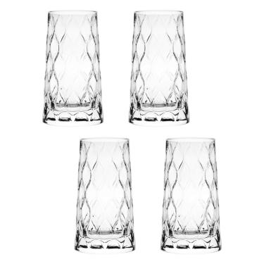 Imagem de Copo De Vidro Pasabahçe 450 ml Leafy 4 Peças