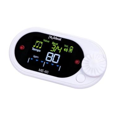 Imagem de Yunhgft Metrônomo Digital, Gerador de Tons de Voz, Metrônomo Eletrônico para Bateria, Violino, Branco