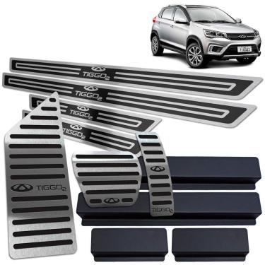 Imagem de Descanso Pedaleira Automático Soleira Tiggo 2 2019 20 Preto