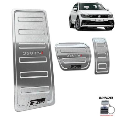 Imagem de Descanso + Pedaleira Tiguan 350 Tsi R-line 2018 A 2020 Prata