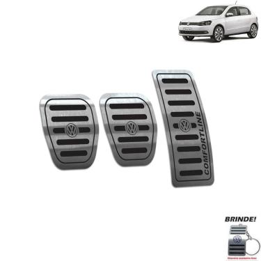 Imagem de Pedaleira Manual Volkswagen Gol Comfortline G6 G7 Preto