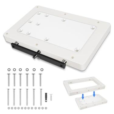 Imagem de Suporte de liberação rápida RTA-55 1854055, adequado para Minn Kota Riptide Instinct, Ulterra, Riptide Terrova, Terrova Quest Trolling Motor, suporte de liberação composto de motor elétrico elétrico