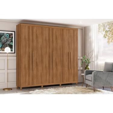 Imagem de Guarda Roupa 6 portas PORTO BELLO CEDRO