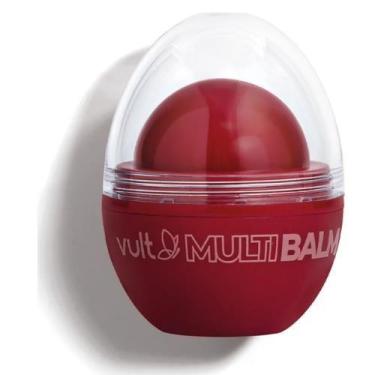 Imagem de Multi Balm 2 Em 1 Hidratante Labial Vermelho Bala De Morango - Vult