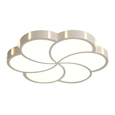Imagem de Luminária de teto ultrafina para quarto principal, luminária de teto moderna e minimalista para sala de estar, luminária pendente redonda atmosférica para sala de jantar, lustre interessante