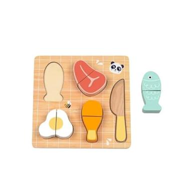 Imagem de Hi Pando Brinquedo Educativo Madeira Cortando Alimentos