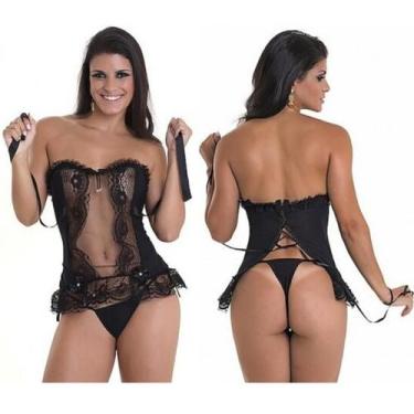 Imagem de Corselet INESQUECÍVEL + Tanga - Fogo e Paixão