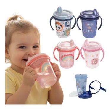 Imagem de Copo Caneca de Treinamento Transição Infantil C/ Alça Bebê Antivazamen