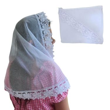 Imagem de Véu CCB Juvenil Flores 9 a 12 Anos