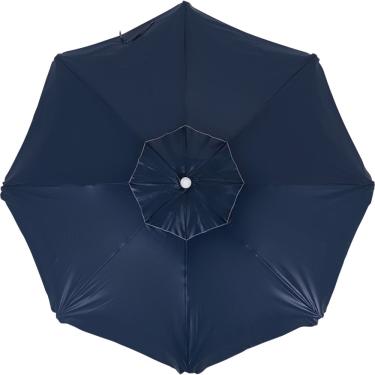 Imagem de Guarda-Sol Articulado 2,40m em Bagum e Alumínio Azul Marinho Bel