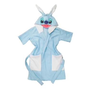 Imagem de Toalha Roupão Infantil Bebe Criança Piscina Capuz Bichinho