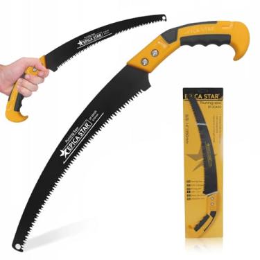 Imagem de EPICA STAR Serrote de Poda Profissional, Lâmina Curva 35cm, Cabo Ergonômico, Dentes Triplos para Corte de Galhos até 10cm