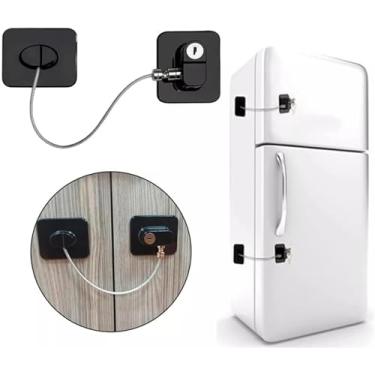 Imagem de Trava de Segurança para Bebê – Kit 04 Unidades – trava Geladeira, Gaveta, Armário, janela e Vaso Sanitário