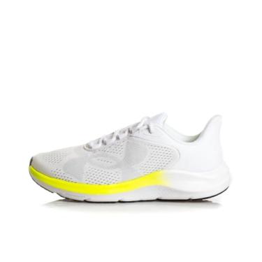 Imagem de Under Armour Tênis masculino Ua Charged Pursuit 4 Bl, Branco Alta Visibilidade Amarelo Halo Cinza, 45.5 EU