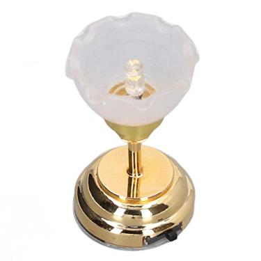 Imagem de Haofy Mini Lâmpada de Cúpula LED Em Forma de Flor para Casa de Bonecas Requintada, Perfeita para Decoração de Casa de Sonho DIY, Adequada para Sala de Estar, Quarto, Varanda, Material de Vidro