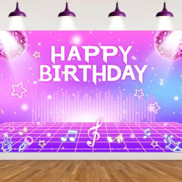 Imagem de AFZMON Kpop Hunters Faixa de pano de fundo para decoração de festa de aniversário, cenário de música com tema de cantor, cenário fotográfico para lembrancinhas de festa de aniversário - 0,9 x 1,5 m