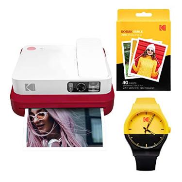 Imagem de KODAK Smile – Câmera instantânea digital clássica com Bluetooth (vermelho)
