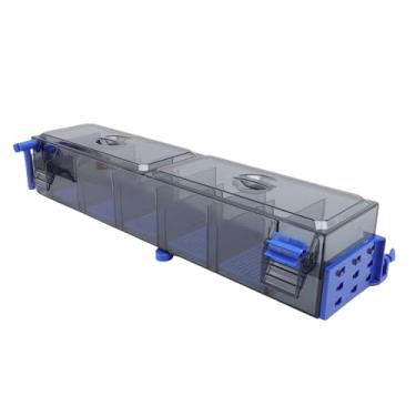 Imagem de GLOGLOW Caixa de Filtro de Aquário de Filtro de Tanque de Peixe, Material Plástico, de Filtragem de Várias Camadas Eficiente, Ideal para Tanques de Peixes 130L e Acessórios (Plugue da UE 220V)