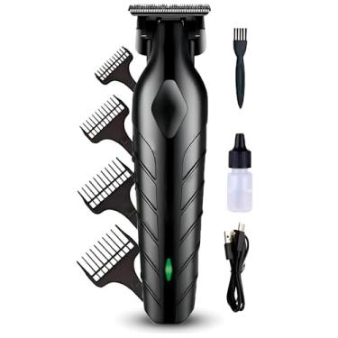 Imagem de Máquina De Cortar Cabelo, Aparadores de Cabelo Para Homens e Crianças Aparador de Cabelo Elétrico Sem Fio Recarregável USB Kit De Corte de Cabelo 4 Pentes-Guia (3 6 9 12 mm)
