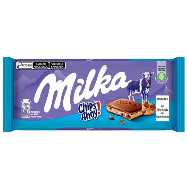 Imagem de CHOCOLATE MILKA CHIPS AHOY 100G