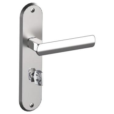 Imagem de Fechadura Banheiro 7cm Espelho Cromado Legacy Aliança - Aliança Metalú