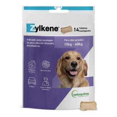 Imagem de Zylkene 450mg Tranquil Natural Cães 15 a 60kg 14tabs Vetoquinol