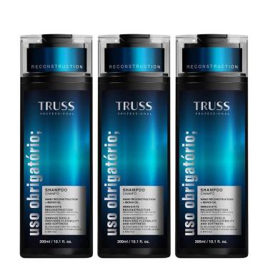 Imagem de Truss Uso Obrigatório Kit Shampoo 3X300Ml