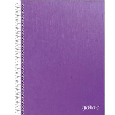 Imagem de Cad univ 1m cd bolsa 120f graf lilas pis 11. 16 cofins 51. 39 fsc 1057